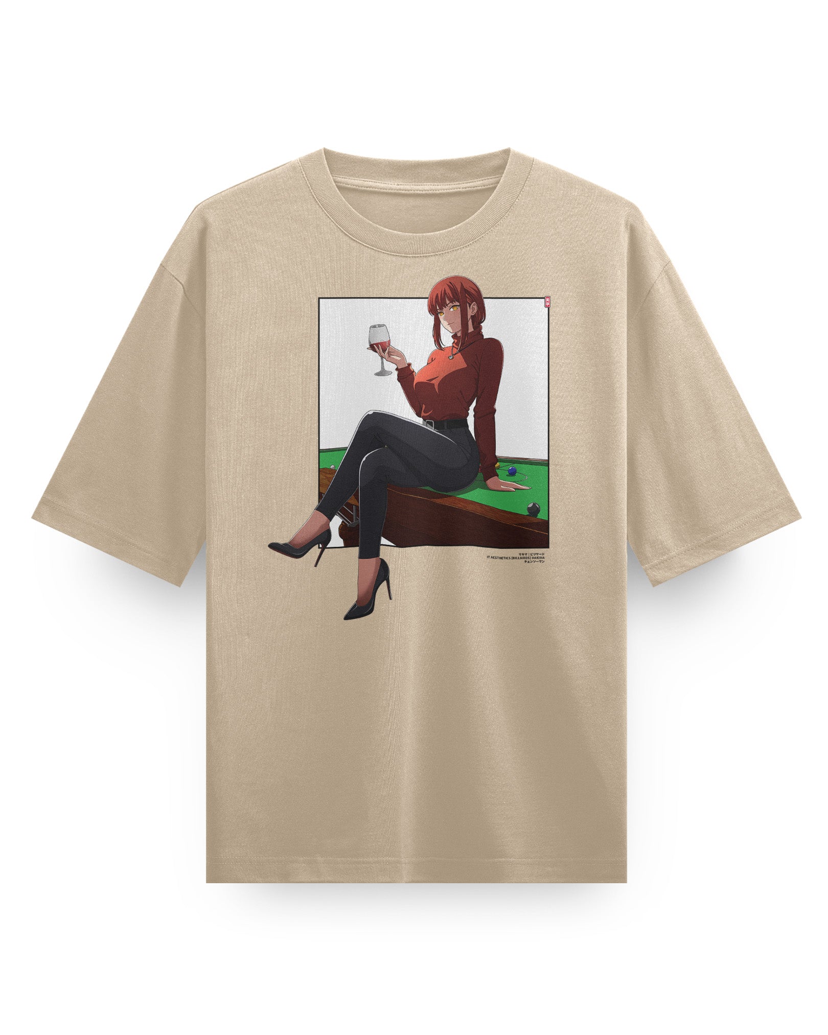 Makima (Billiards) - Oversized Heavy Tee